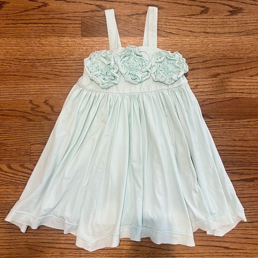 Isobella & Chloe Light Blue Floral Kids Dress